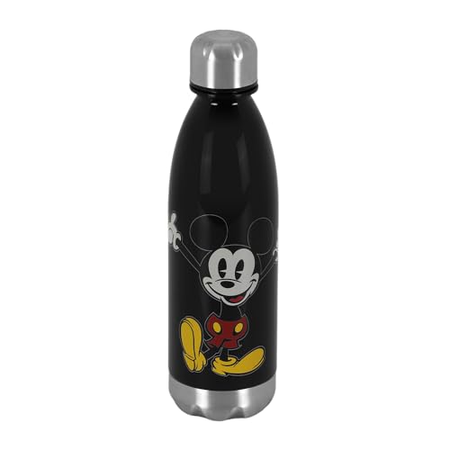 Micky Maus Face-Flasche, Schwarz, 7 x 27 cm Micky Maus Face-Flasche, Schwarz, 7 x 27 cm von Disney