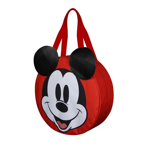 Disney Micky Maus Face-Jumbo Strandtasche, Schwarz, 53 x 50 cm, Kapazität 42 L Disney Micky Maus Face-Jumbo Strandtasche, Schwarz, 53 x 50 cm, Kapazität 42 L von Disney