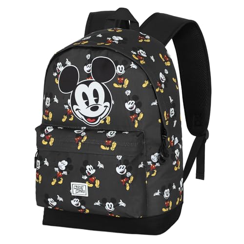 Micky Maus Looks-Plus HS Rucksack, Schwarz, 30 x 44 cm, Kapazität 23 L von Disney