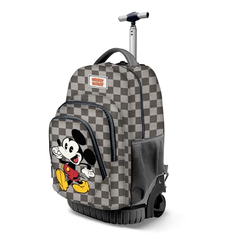 Disney Unisex Kinder Disney Fan Gts Trolley-Rucksack Fan GTS Trolley-Rucksack Move, Mickey Grau Karomuster, Einheitsgröße Disney Unisex Kinder Disney Fan Gts Trolley-Rucksack Fan GTS Trolley-Rucksack Move, Mickey Grau Karomuster, Einheitsgröße von Disney