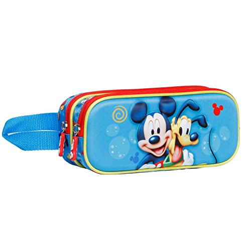 Micky Maus Pluto-3D Doppelfedermäppchen, Blau Micky Maus Pluto-3D Doppelfedermäppchen, Blau von Disney