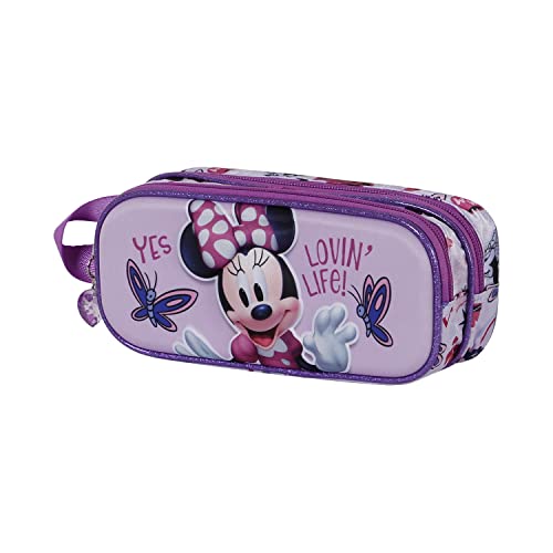 Minnie Maus Butterflies-3D Doppelfedermäppchen, Lila Minnie Maus Butterflies-3D Doppelfedermäppchen, Lila von Disney