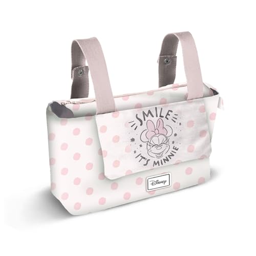 Minnie Maus Dear-Hamper Mommy Organizer-Tasche für Kinderwagen, Lachs, 31 x 27 cm Minnie Maus Dear-Hamper Mommy Organizer-Tasche für Kinderwagen, Lachs, 31 x 27 cm von Disney