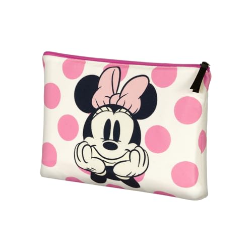 Minnie Maus Dots-Soleil Kulturbeutel, Rosa, 30,5 x 22,5 cm von Disney