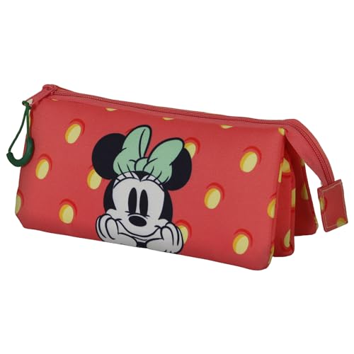 Minnie Maus Fresh-Dreifach Federmäppchen, Rosa, 23 x 11 cm Minnie Maus Fresh-Dreifach Federmäppchen, Rosa, 23 x 11 cm von Disney