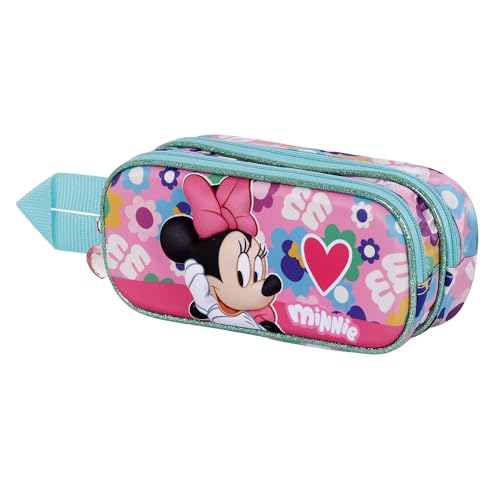 Disney Unisex Kids 3D Doppelfedermäppchen Heart 6450 Rosa Einheitsgröße von Disney