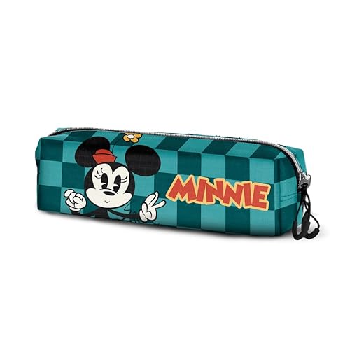 Minnie Maus Indigo-Fan Quadrat Federmäppchen 2.2, Türkis, 22 x 9 cm von Disney