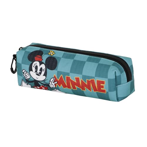 Minnie Maus Indigo-Fan Quadrat Federmäppchen 2.2, Türkis, 22 x 9 cm Minnie Maus Indigo-Fan Quadrat Federmäppchen 2.2, Türkis, 22 x 9 cm von Disney
