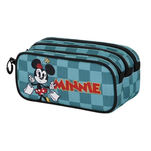 Minnie Maus Indigo-Fan Trick-Federmäppchen 2.2, Türkis, 23 x 11 cm Minnie Maus Indigo-Fan Trick-Federmäppchen 2.2, Türkis, 23 x 11 cm von Disney