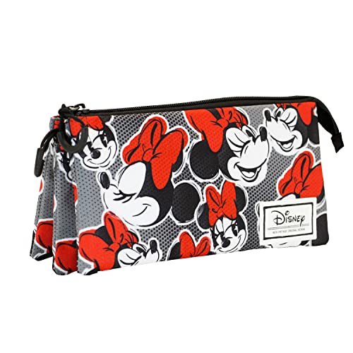 Minnie Maus Lashes-FAN Dreifach Federmäppchen, Rot Minnie Maus Lashes-FAN Dreifach Federmäppchen, Rot von Disney