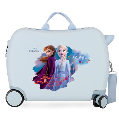 Disney Frozen Die Eiskönigin Nature is magical Kinder-Koffer Blau 50x39x20 cms Hartschalen ABS Kombinationsschloss 34L 2,1Kgs 4 Räder Handgepäck Disney Frozen Die Eiskönigin Nature is magical Kinder-Koffer Blau 50x39x20 cms Hartschalen ABS Kombinationsschloss 34L 2,1Kgs 4 Räder Handgepäck von Disney