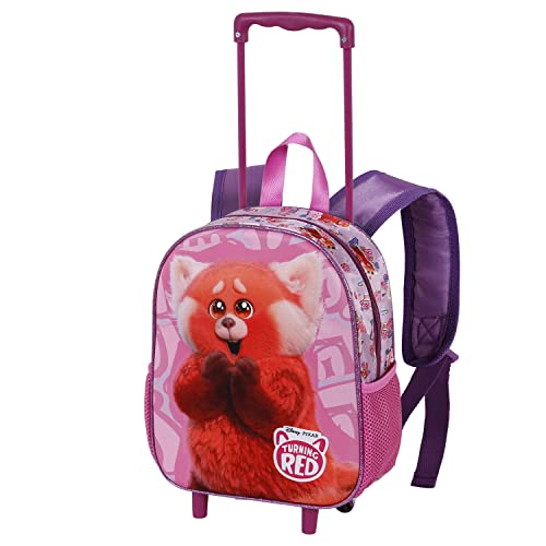 Rot Yaay-Kleiner 3D Rucksack mit Rädern, Rosa von Disney