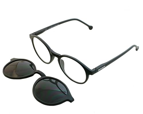 Distinguo OCCHIALE LETTURA 902 Zoll mit Clip DA Sohle GRADAZIONE + 1,5 Töne Blickdicht Schwarz Brille, Erwachsene, Unisex, Mehrfarbig (mehrfarbig), Einheitsgröße von Distinguo