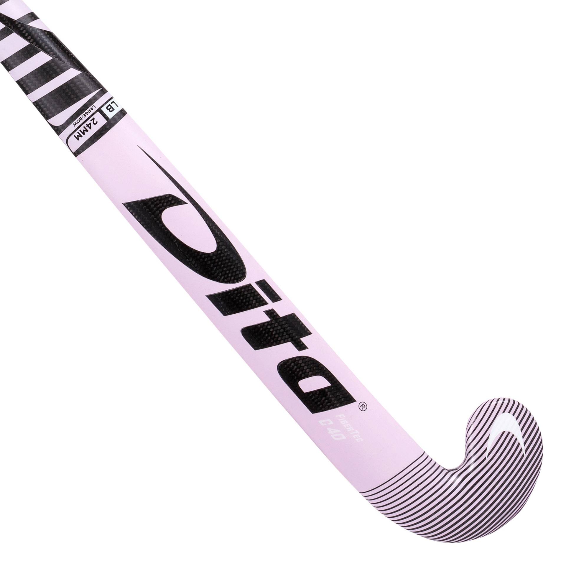 Damen/Herren Feldhockeyschläger Low Bow 40% Carbon - Dita FiberTecC40 hellrosa Damen/Herren Feldhockeyschläger Low Bow 40% Carbon - Dita FiberTecC40 hellrosa von Dita