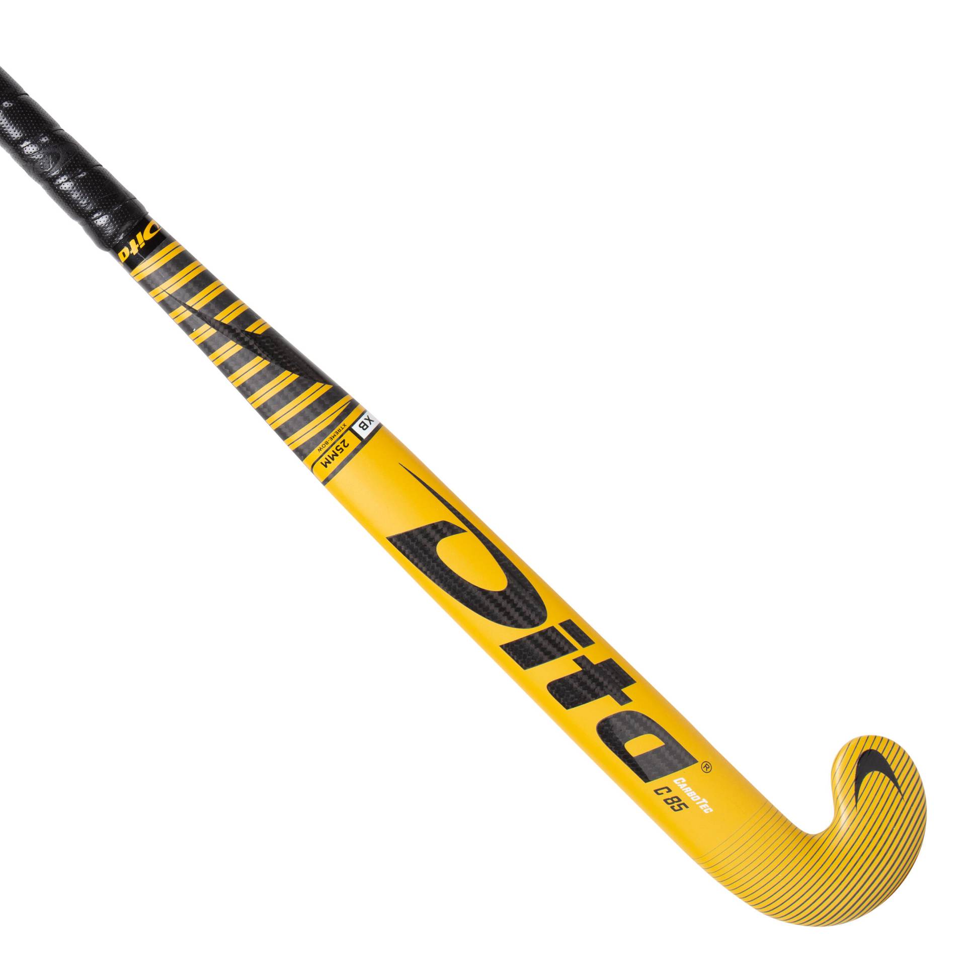 Damen/Herren Hockeyschläger Dita Indoor Carbotec C85 XLB gold von Dita