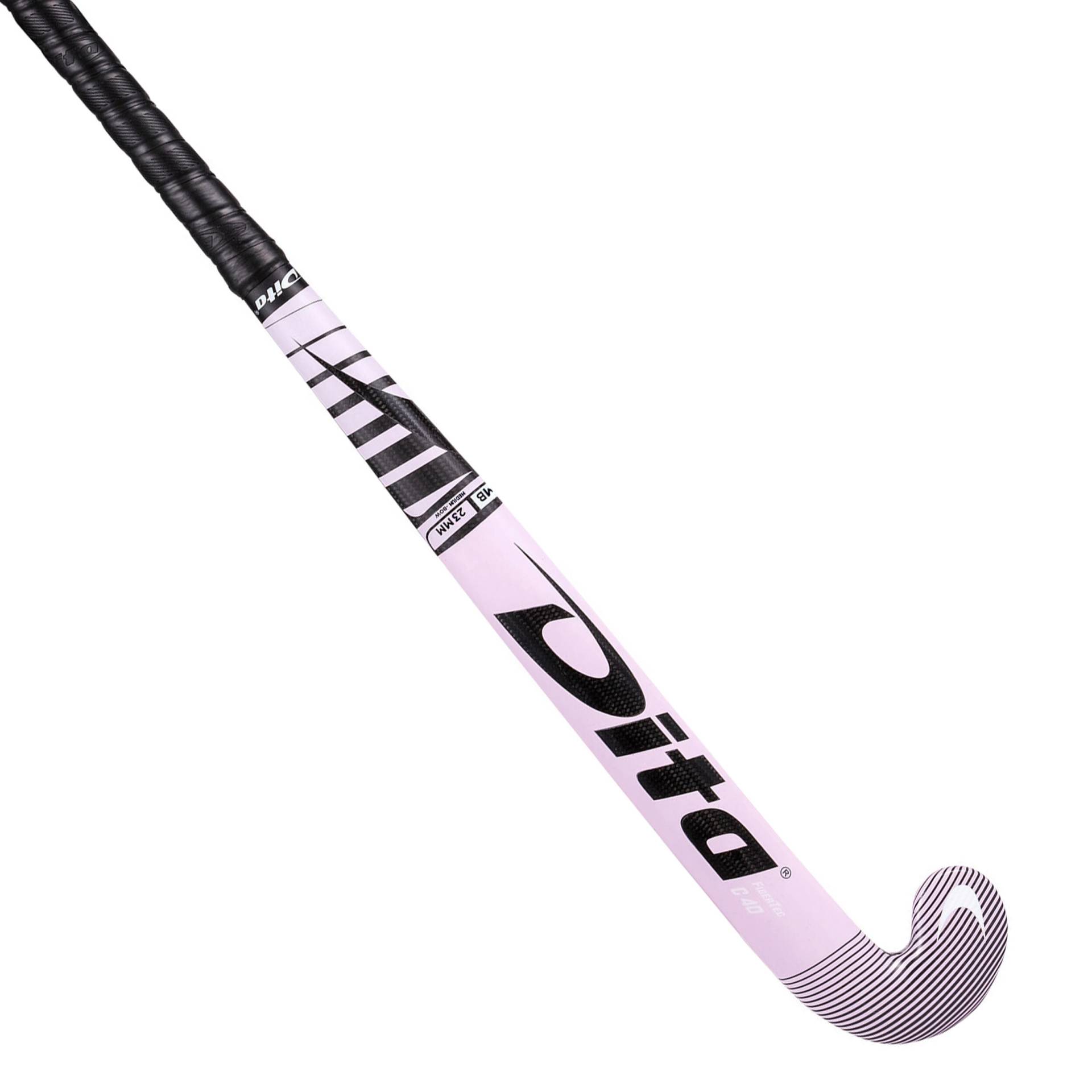 Feldhockeyschläger - FiberTecC40 Mid Bow 40 % Carbon rosa von Dita