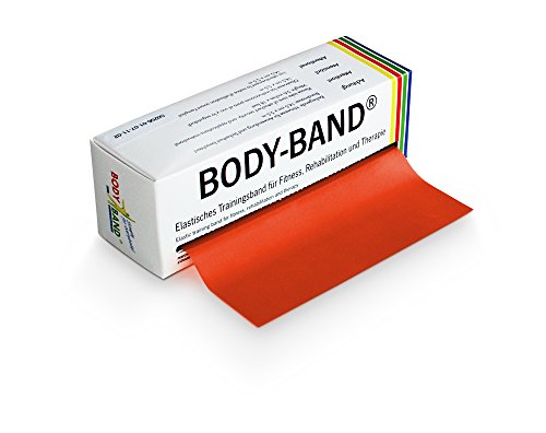 Dittmann Medium Gymnastikband, rot, 5.5m x 14.5 cm x 0.20 mm von Dittmann