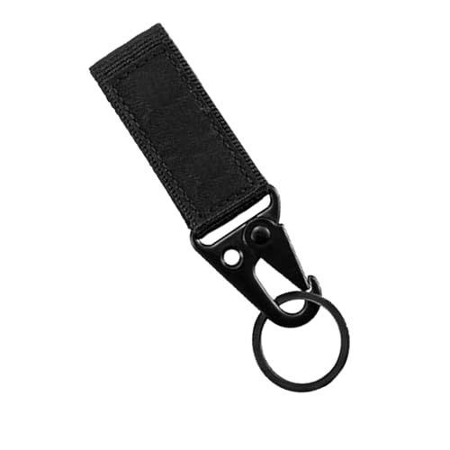 Gurtband-Hakenkarabiner, Outdoor-Karabiner, Schlüsselanhänger, Camp-Gurtband-Aufhänger, Ausrüstungs-Karabiner, leichter Outdoor-Clip, zuverlässige Konstruktion für alle Ihre Outdoor-Aktivitäten von Diuyzoc