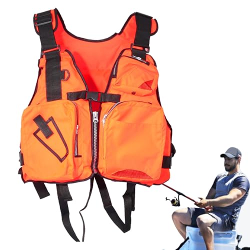 Paddle Board Life Vest, Life Vest Floatation Devices Fishing Life Vest, Fishing Floatation Jacket, Water Safety Equipment, Reflective Life Vest, Easy to Use, Portable for Paddle Board von Diuyzoc