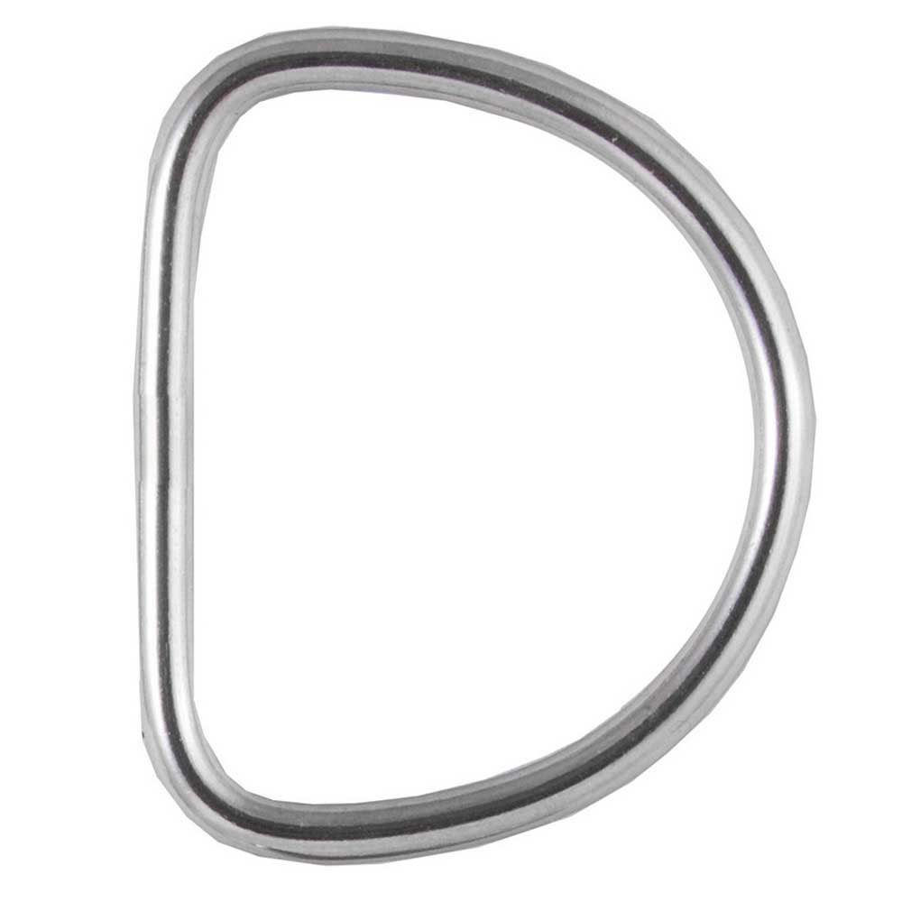 Dive Rite Steel Inox 5 Cm D-ring 10 Units Silber von Dive Rite