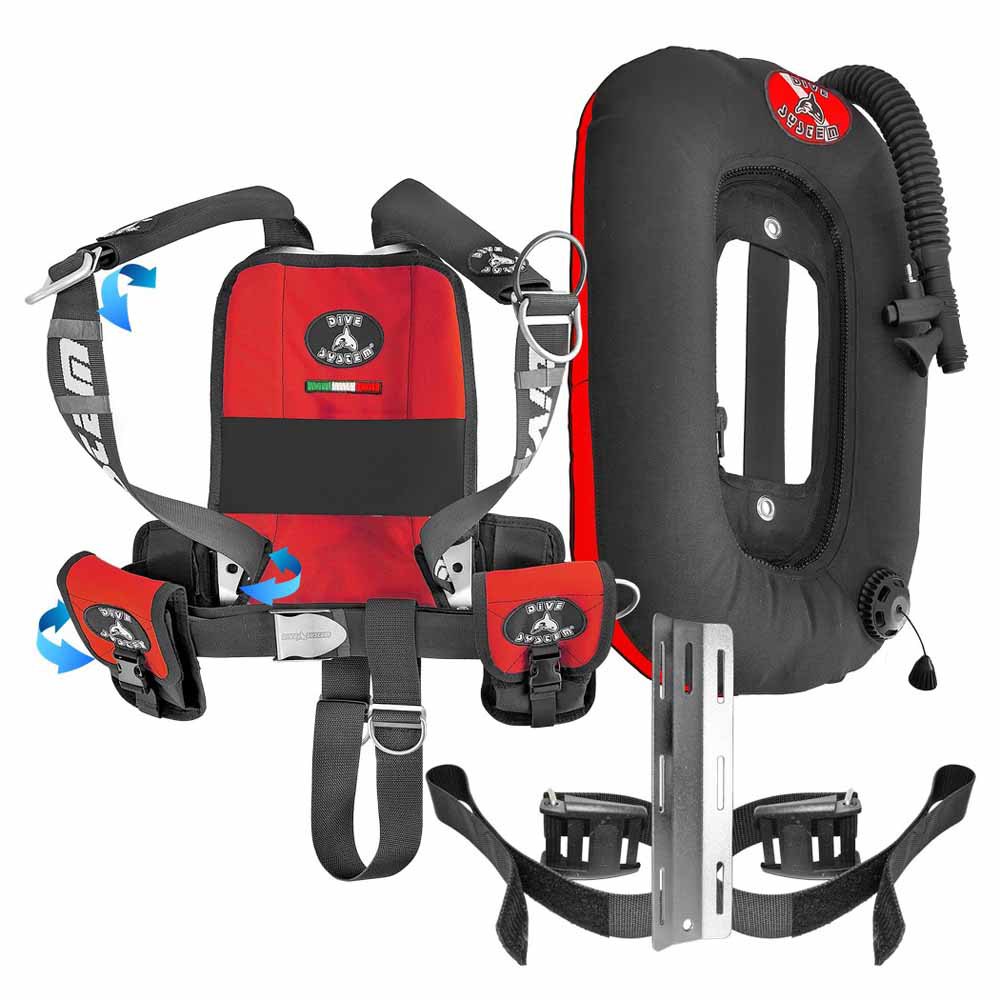 Dive System Quikly Mono Wing Rot von Dive System