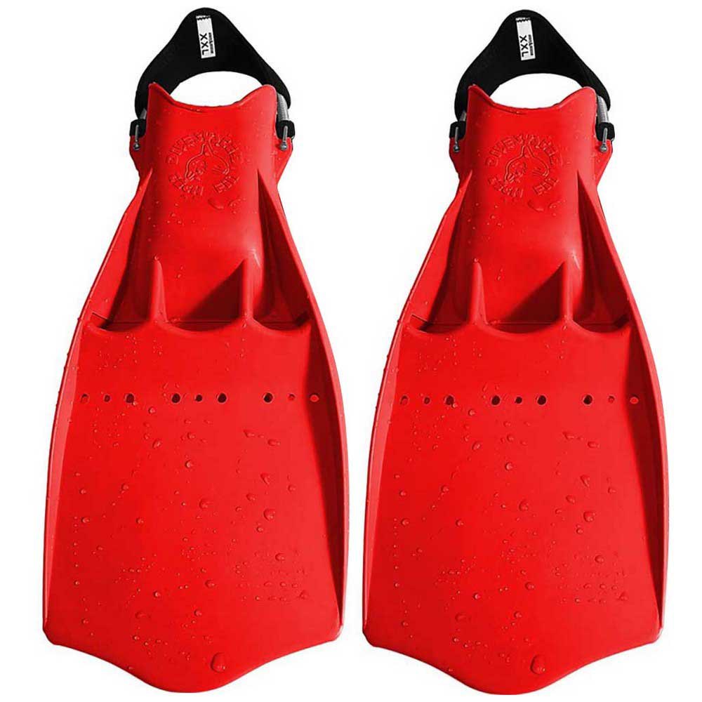 De Profundis Tech Diving Fins Rot EU 36-39 von De Profundis