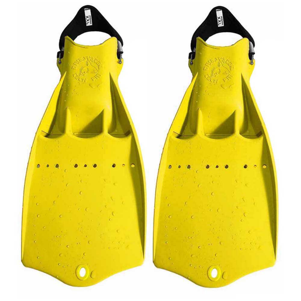 Dive System Tech Fins Gelb EU 40-41 von Dive System