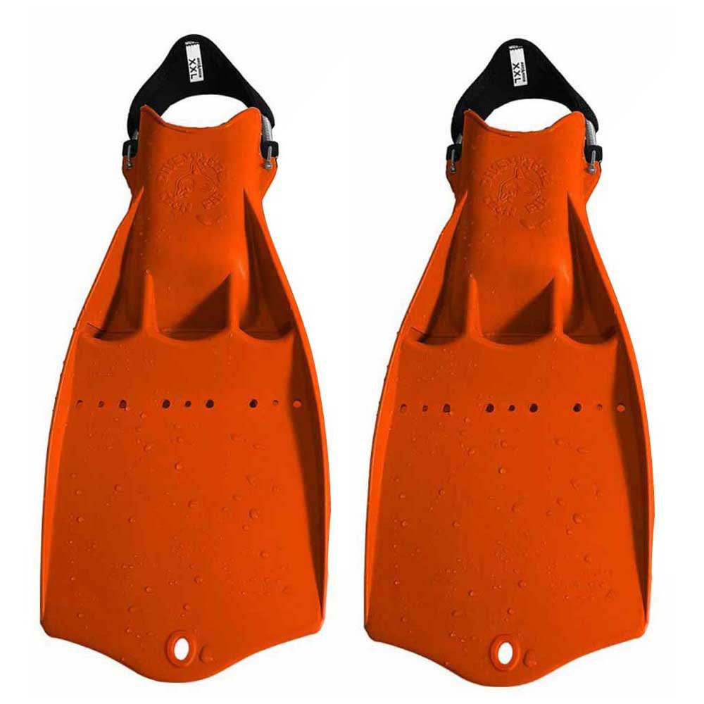 Dive System Tech Fins Orange EU 40-41 von Dive System