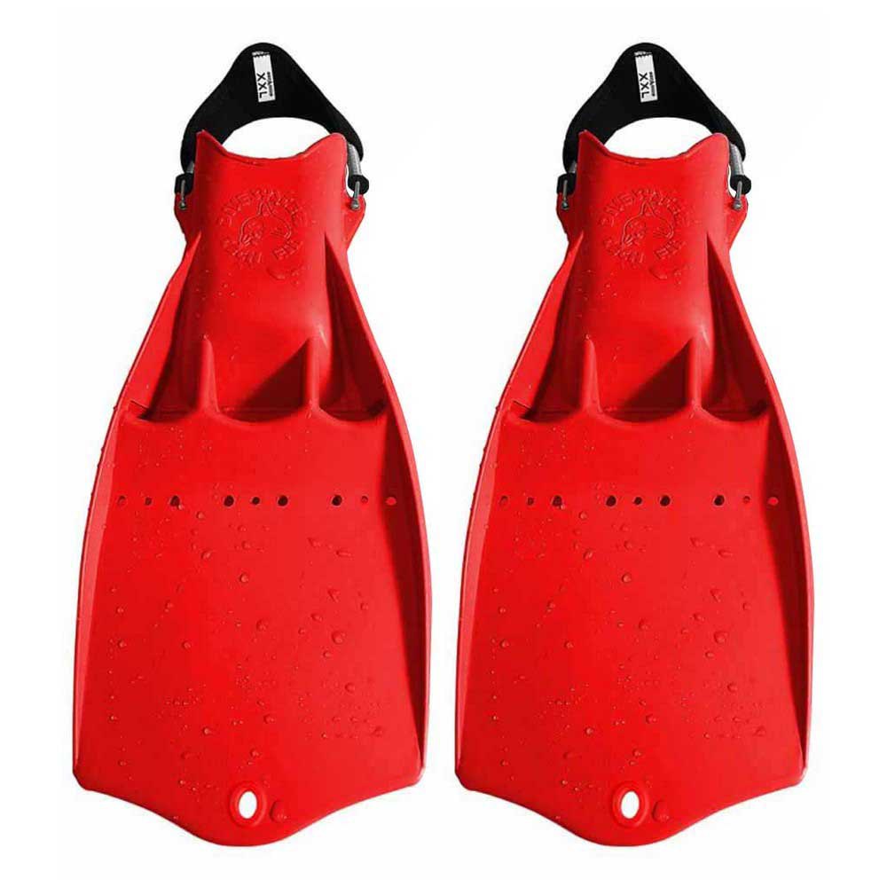 Dive System Tech Fins Rot EU 40-41 von Dive System