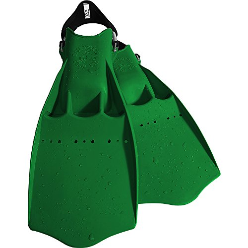 DiveSystem Tech Fin Flossen Technische Gummi, grüne, LXL (EU 43 – 44) von DiveSystem