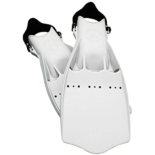 DiveSystem Tech Fin Flossen Technische Gummi, weiß, XXL (EU 45 – 47) von DiveSystem