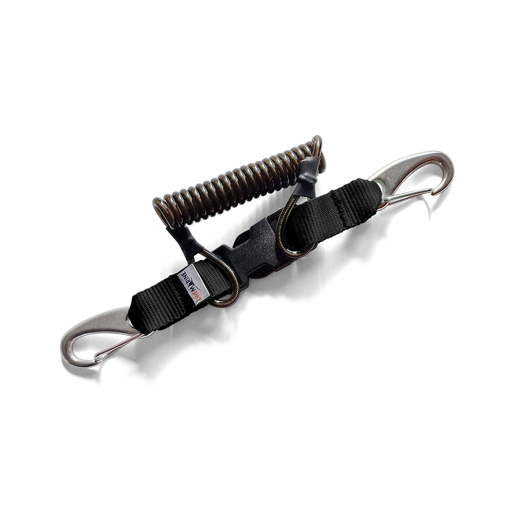 Divemarine Stainless Steel Wire Webbing With Double 70 Mm Spring Snap Verlängerung Divemarine Stainless Steel Wire Webbing With Double 70 Mm Spring Snap Verlängerung von Divemarine
