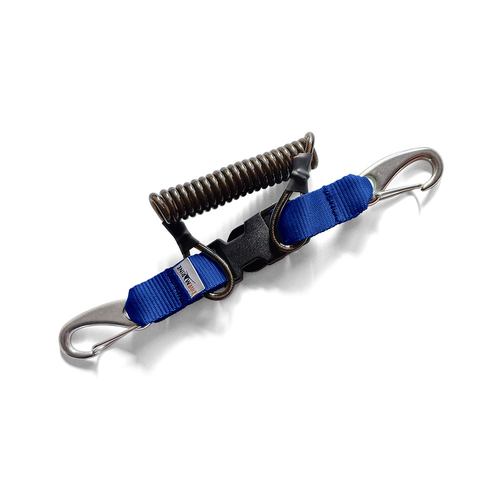 Divemarine Stainless Steel Wire Webbing With Double 70 Mm Spring Snap Verlängerung Divemarine Stainless Steel Wire Webbing With Double 70 Mm Spring Snap Verlängerung von Divemarine