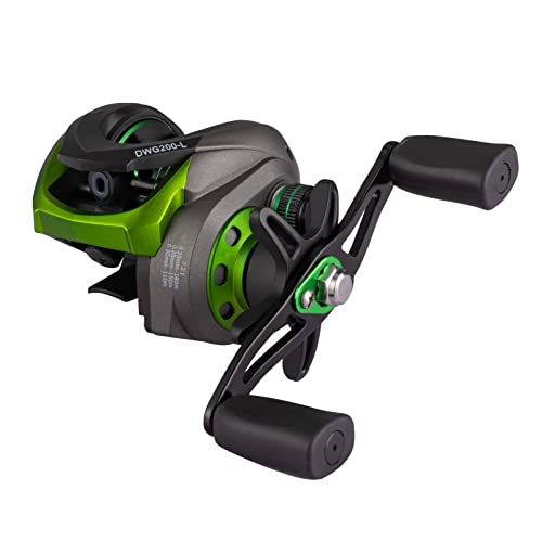 Diwa Rolle – neues Streamline und kinetisches Design Baitcaster-Angelrolle – 209 g doppelt geschirmt 10+1 BB – 8 Magnet Bremssystem – 7,2:1 Übersetzungsverhältnis Süßwasser Salzwasser Angelrollen Diwa Rolle – neues Streamline und kinetisches Design Baitcaster-Angelrolle – 209 g doppelt geschirmt 10+1 BB – 8 Magnet Bremssystem – 7,2:1 Übersetzungsverhältnis Süßwasser Salzwasser Angelrollen von Diwa