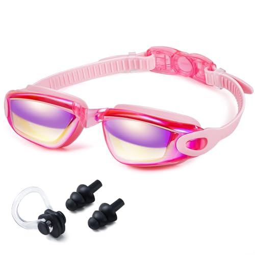 Dizokizo Schwimmbrille Erwachsene Wassersport Schwimmbrillen Anti-Beschlag und UV Schutz Wasserdicht klare Sicht einfach einzustellen für Herren Damen Dizokizo Schwimmbrille Erwachsene Wassersport Schwimmbrillen Anti-Beschlag und UV Schutz Wasserdicht klare Sicht einfach einzustellen für Herren Damen von Dizokizo