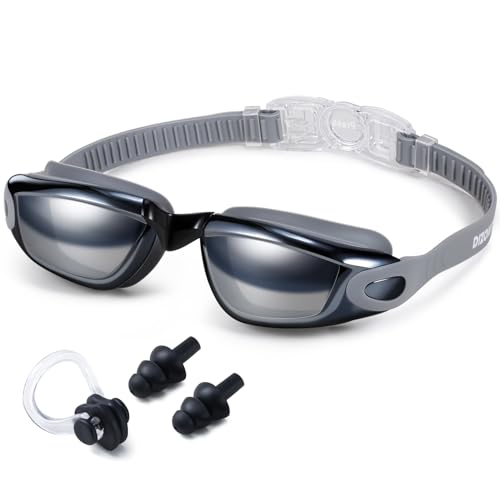 Dizokizo Schwimmbrille Erwachsene Wassersport Schwimmbrillen Anti-Beschlag und UV Schutz Wasserdicht klare Sicht einfach einzustellen für Herren Damen Dizokizo Schwimmbrille Erwachsene Wassersport Schwimmbrillen Anti-Beschlag und UV Schutz Wasserdicht klare Sicht einfach einzustellen für Herren Damen von Dizokizo