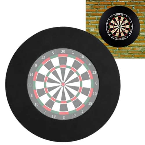 Dartscheibe Dart ZubehöR-Dart Surround Eva T:2.5cm,Dartscheibe Schutzring FüR Verpasste WüRfe,Einfache Montage FüR Zuhause&Outdoor,Verhindern WandschäDen Mit Der Dartscheibe Surround Ring.(Schwarz) Dartscheibe Dart ZubehöR-Dart Surround Eva T:2.5cm,Dartscheibe Schutzring FüR Verpasste WüRfe,Einfache Montage FüR Zuhause&Outdoor,Verhindern WandschäDen Mit Der Dartscheibe Surround Ring.(Schwarz) von Dlishka