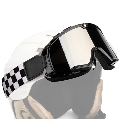 Dmuzsoih Reitbrille Motorrad - Winddichte Rennbrille - Sportbrille, staubdichte Motorradausrüstung für Männer Frauen Jugend für Motocross & Mountainbike von Dmuzsoih