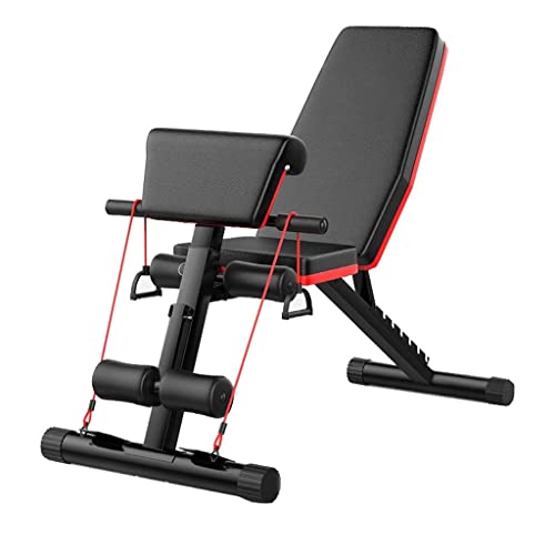Klappbare Hantelbank, Fitnessbank Trainingsbank Multifunktion Rückentrainer Kraftstation Drückerbank Schrägbank Training Anti-Rutsch für Bauch-Rückentraining Multifunktions-Hantelbänke Krafttraining Klappbare Hantelbank, Fitnessbank Trainingsbank Multifunktion Rückentrainer Kraftstation Drückerbank Schrägbank Training Anti-Rutsch für Bauch-Rückentraining Multifunktions-Hantelbänke Krafttraining von DnKelar