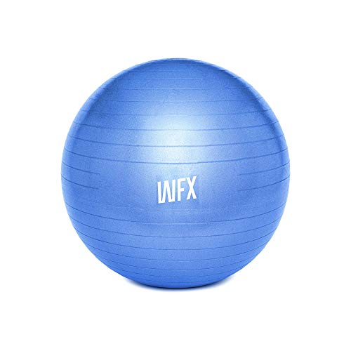 #DoYourFitness Gymnastikball + Luftpumpe - Sitzball in 65cm - 75cm & 85cm - Sicherer Anti Burst Ball bis 150kg - Fitnessball & Balance Stuhl für Home Gym & Büro von #DoYourFitness