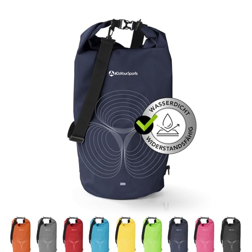 #DoYourSports Dry Bag Tasche 30L dunkelblau | Wasserdichter Rucksack | Wasserfester Beutel & Packsack | Drybag ideal für Boot, Kajak, Angeln und Camping #DoYourSports Dry Bag Tasche 30L dunkelblau | Wasserdichter Rucksack | Wasserfester Beutel & Packsack | Drybag ideal für Boot, Kajak, Angeln und Camping von #DoYourOutdoor