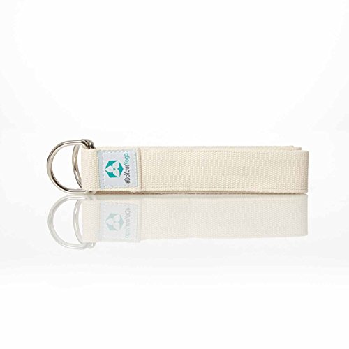 Yogagurt »Madira« / Yoga-Belt Gurt 100% Baumwolle mit stabilem Metall-Ring-Verschluss / 250 x 3,8 cm/beige von #DoYourYoga