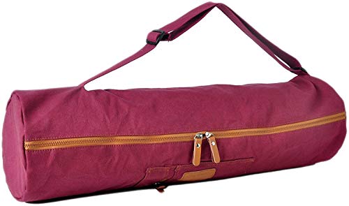 #DoYourYoga Yogatasche »Sunita hochwertigem Canvas (Segeltuch) /die Tasche ist für Yogamatten bis zu Einer Größe von 180 x 60 x 0,5 cm/erhätlich in 9 Farben Rosé rot von #DoYourYoga