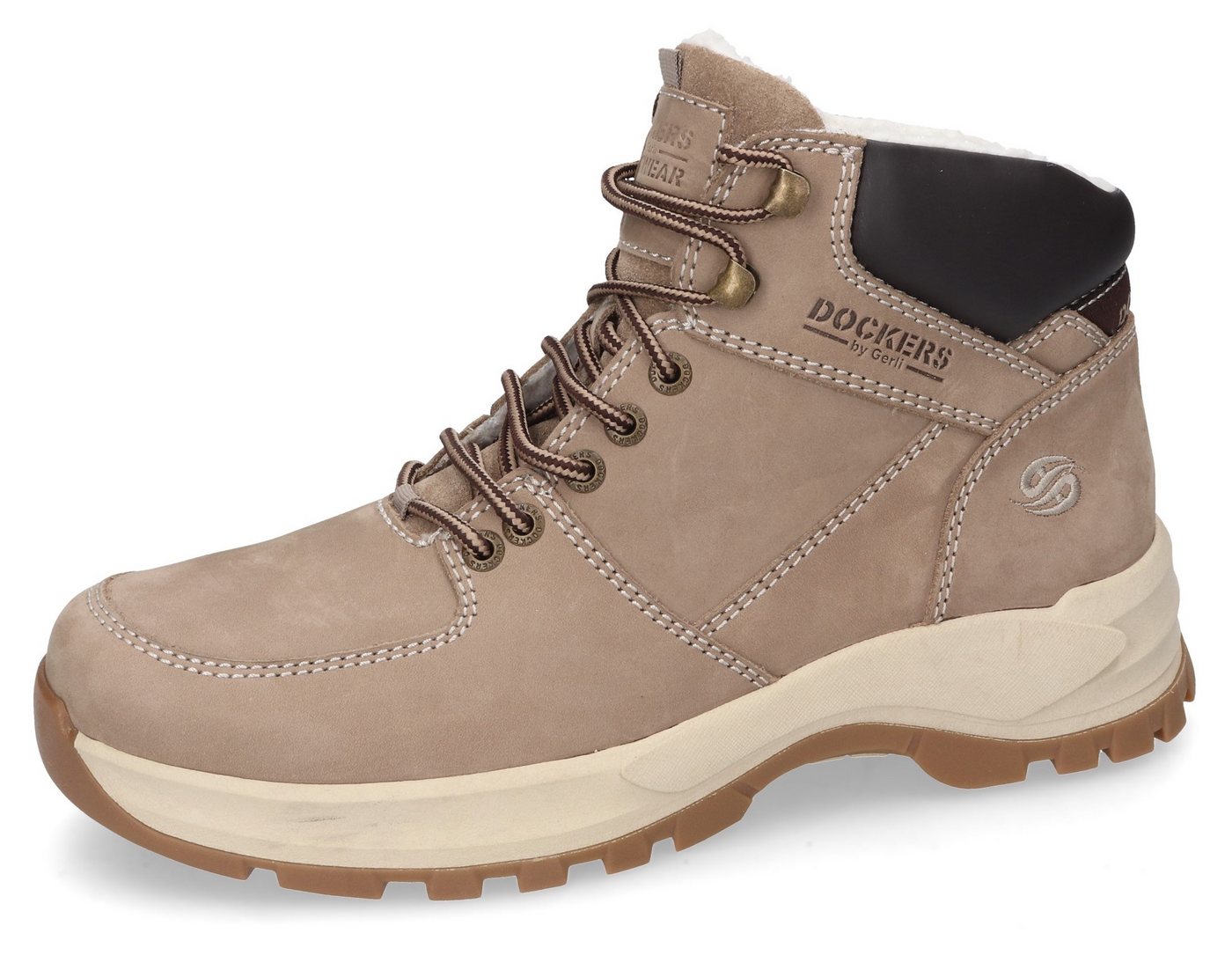 Dockers by Gerli Winterstiefel High Top Sneaker, Schnürboots mit weich gepolstertem Schaftrand Dockers by Gerli Winterstiefel High Top Sneaker, Schnürboots mit weich gepolstertem Schaftrand von Dockers by Gerli