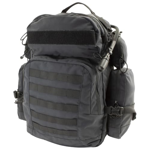 Dönges Multifunktionsrucksack SBP-D, ca. 40 L, schwarz, mit Wasserreservoir 2,5L (Überlebensrucksack Rucksack Einsatzrucksack Survivalrucksack Outdoor-Rucksack Trinkrucksack Camelbak Militärrucksack) von Dönges