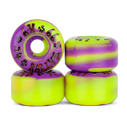 Dogtown Skateboard Wheels K-9 Rallys - 54mm - 99A Yellow - Skateboard & Cruiser Rollen von Dogtown