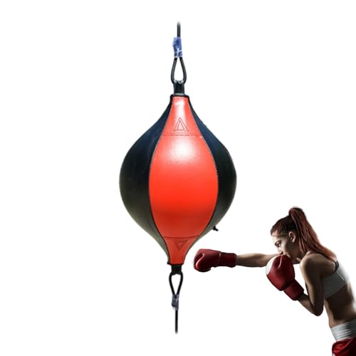 Doiyislem Boxsack mit doppeltem Ende,Boxsack mit doppeltem Ende, Professioneller Punchingball, Verbessern Sie die Reaktionsgeschwindigkeit, Boxausrüstung, Doppelend-Boxsäcke für das -Fitnessstudio von Doiyislem