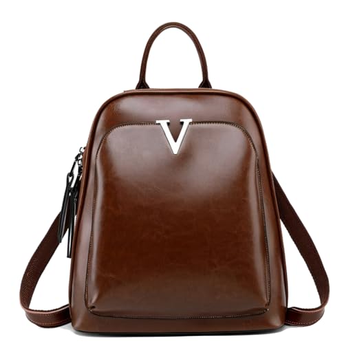 DokinReich Echtes Leder Rucksack Damen Umhängetasche für Frauen Mode Elegant Designer Damen Daypack Convertible Schultertasche Frauen DokinReich Echtes Leder Rucksack Damen Umhängetasche für Frauen Mode Elegant Designer Damen Daypack Convertible Schultertasche Frauen von DokinReich