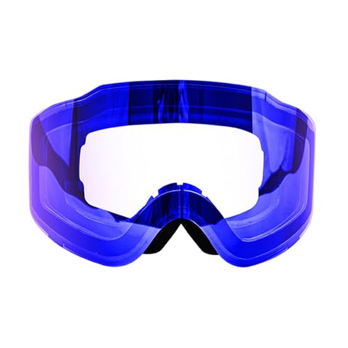Domasvmd Skibrille mit UV-Schutz, Doppelgläser, beschlagfrei, für Damen und Herren, Skifahren, Snowboarden, polarisierte Skibrille von Domasvmd
