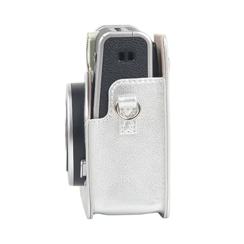 Domasvmd Tragetasche mit abnehmbarem, verstellbarem Gurt, Kamera-Schultertasche, kratzfest, für 40 Kameras, kompakte und leichte Kameratasche für Mini40, silber von Domasvmd